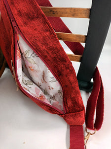 Sac Banane en velours