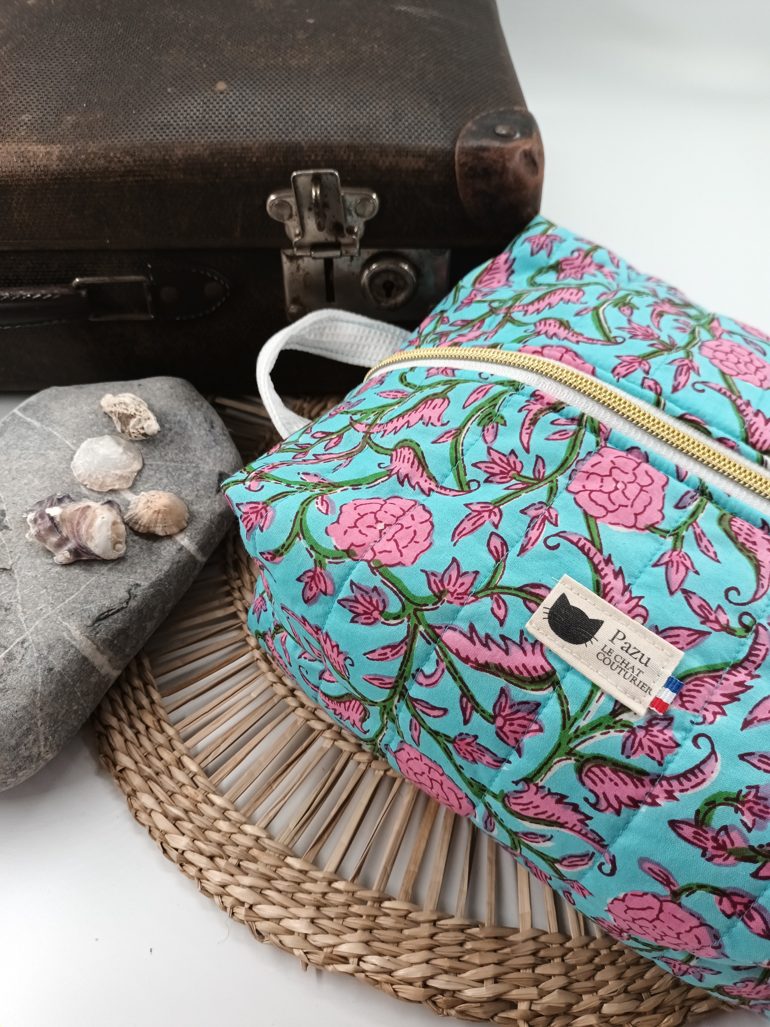 Les trousses rectangulaires en blockprint