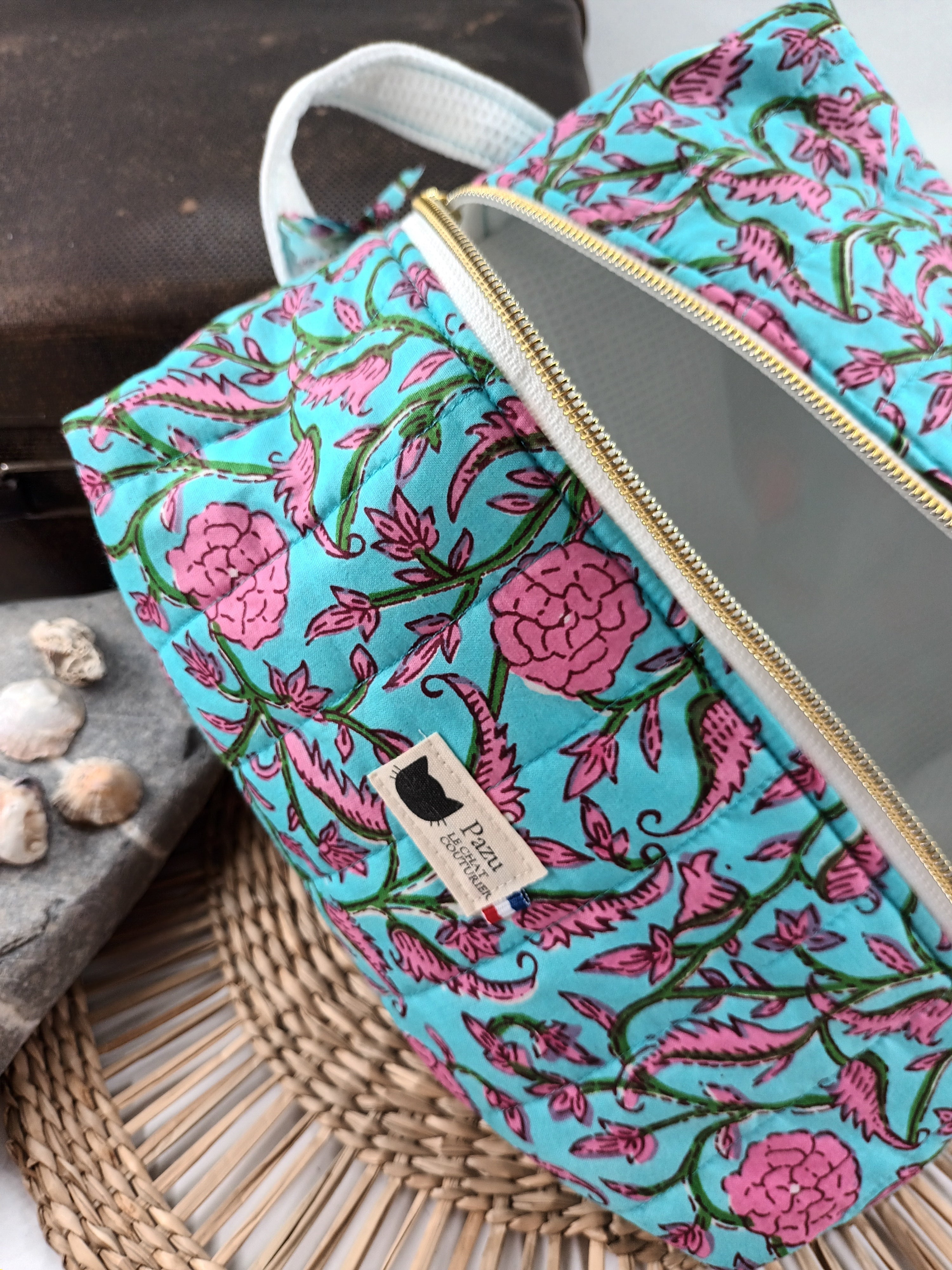 Les trousses rectangulaires en blockprint