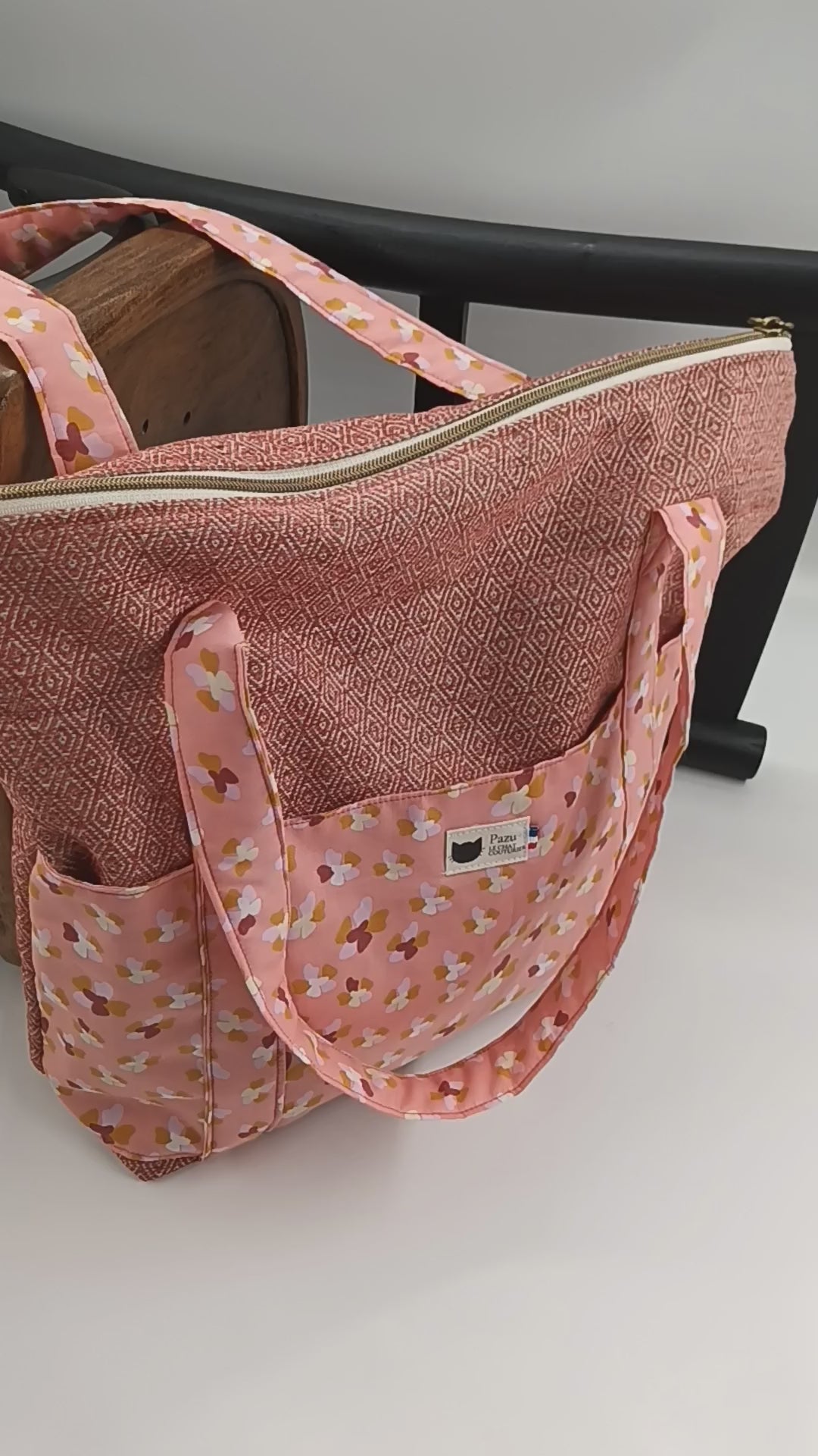 Le tote bag zippé