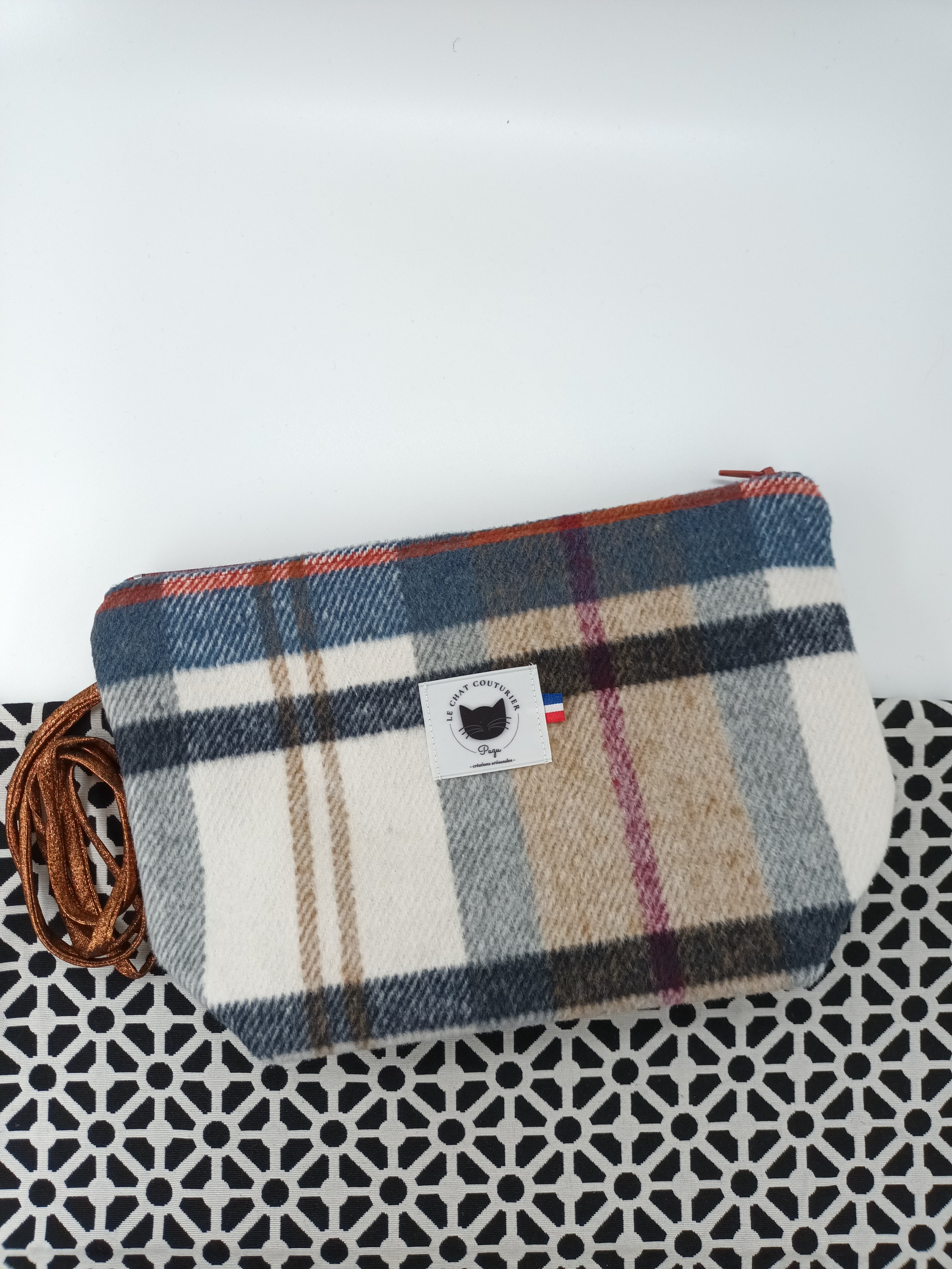 Cabas XXL et Pochette en laine