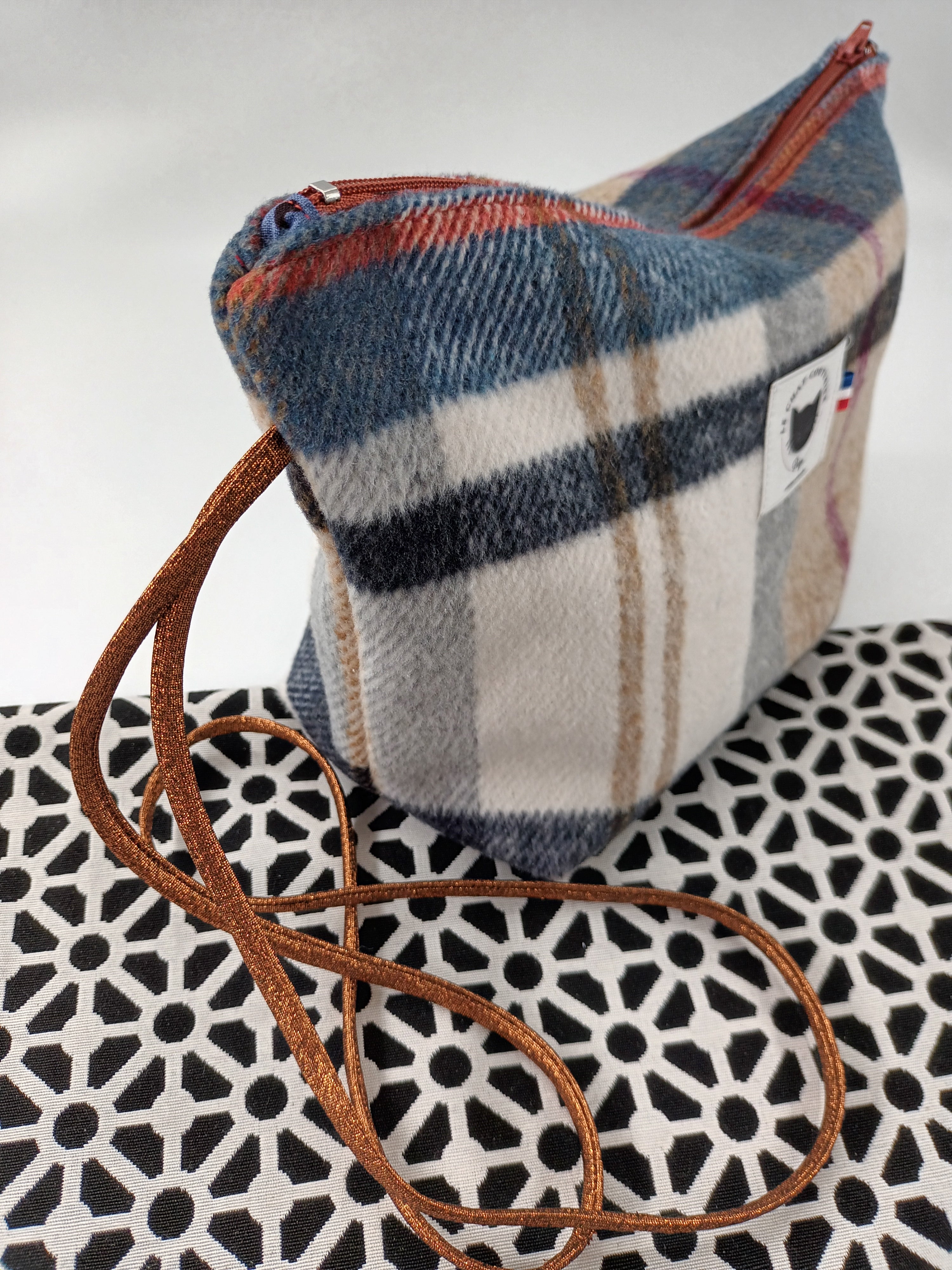 Cabas XXL et Pochette en laine