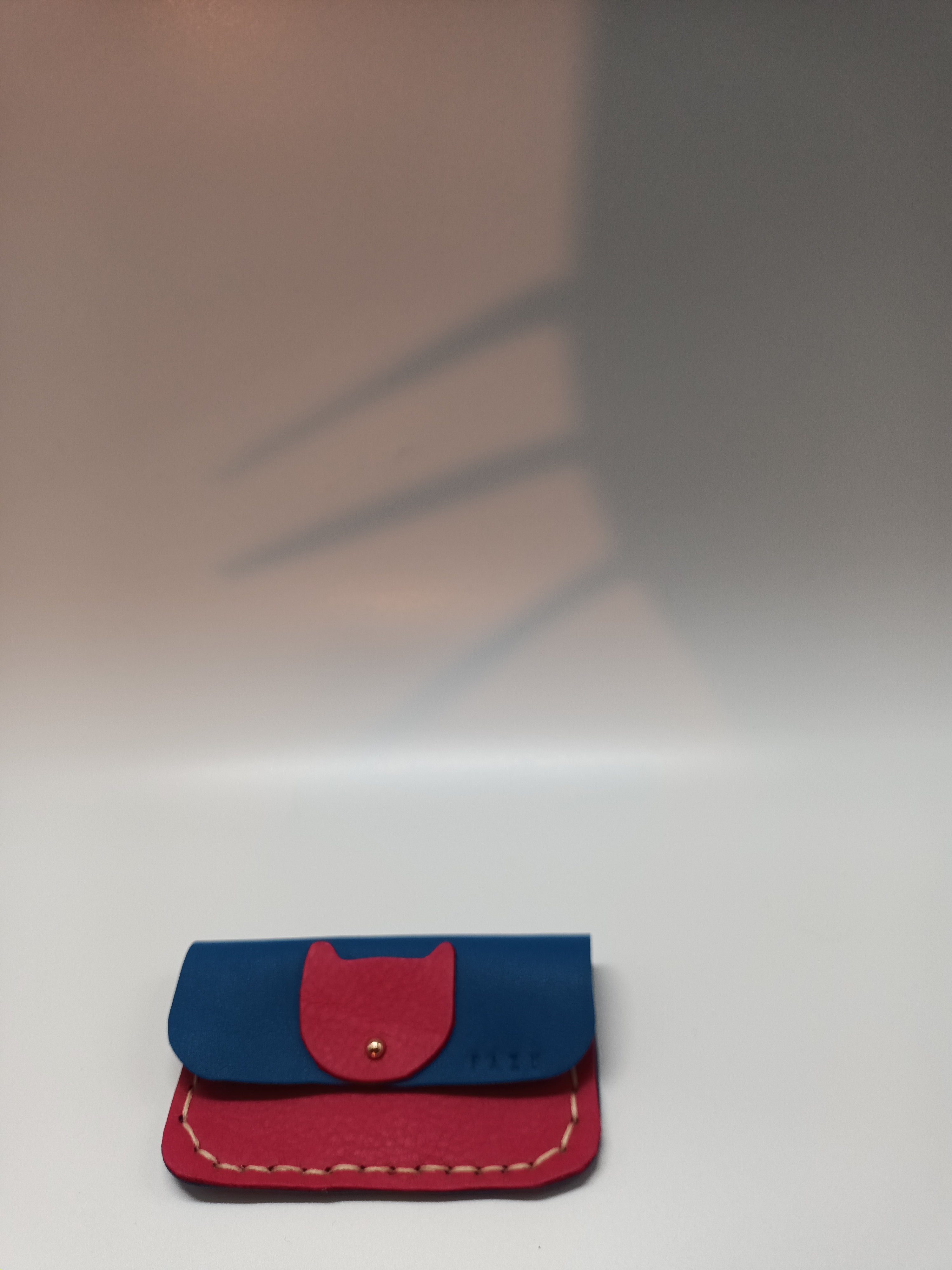 Porte-carte en cuir recyclé