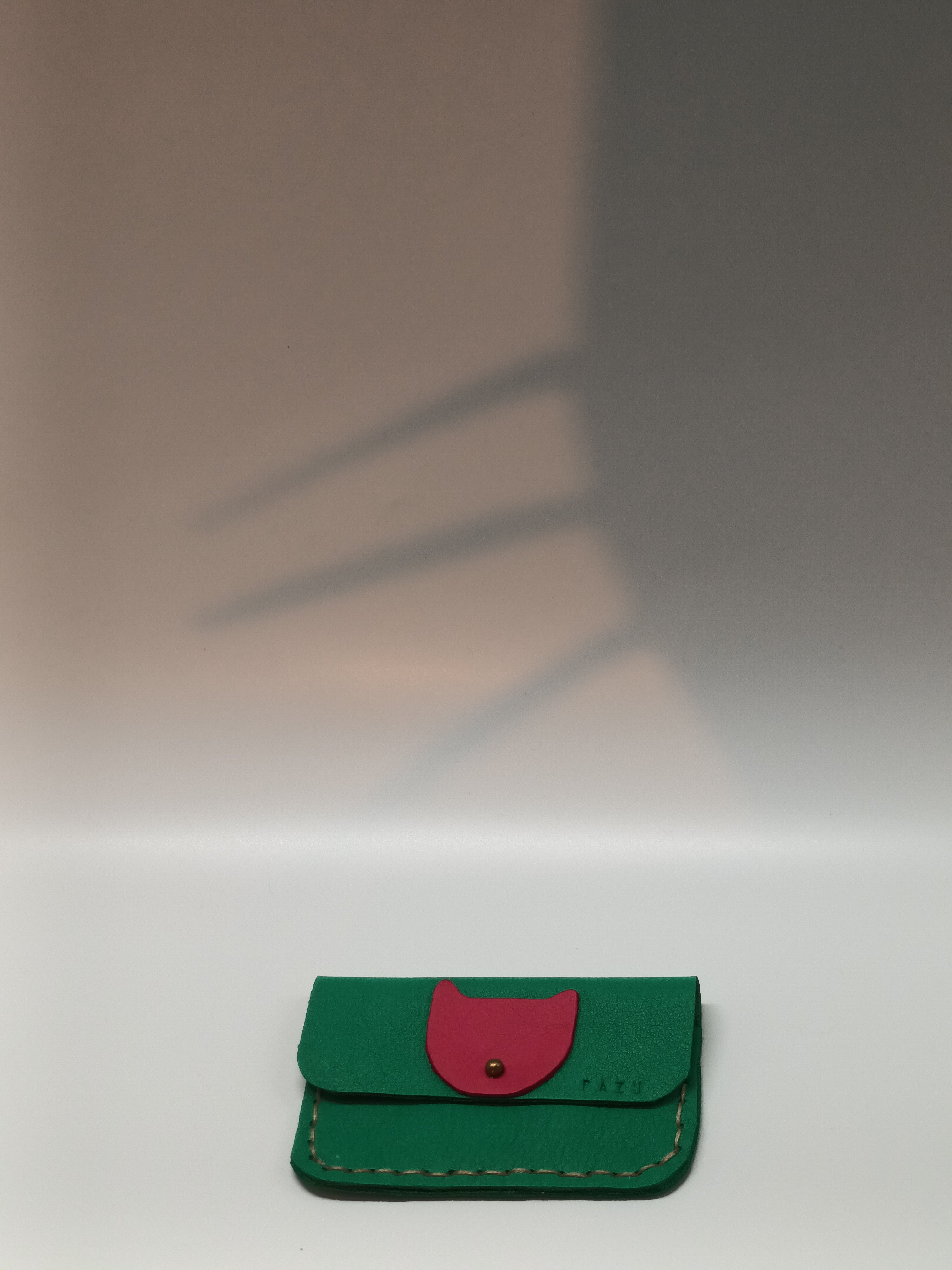 Porte-carte en cuir recyclé